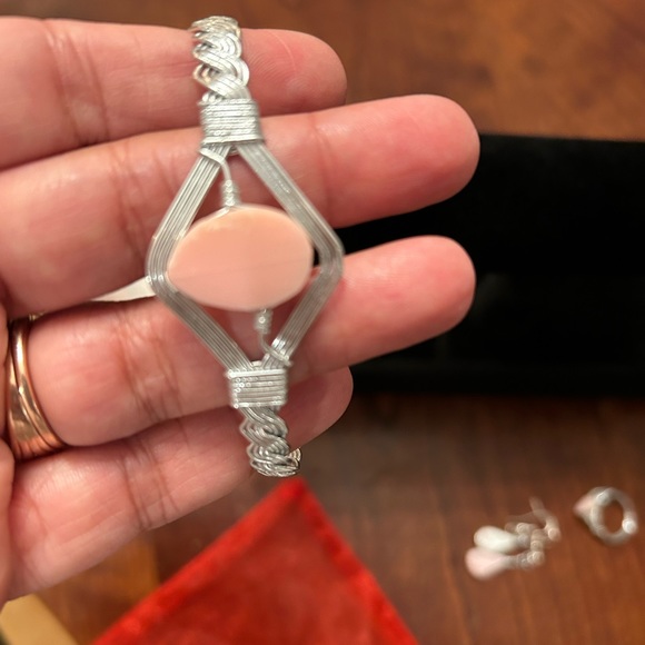 💍 CORAL SET-DOMINICAN ARTISAN-MADE - Picture 4 of 4